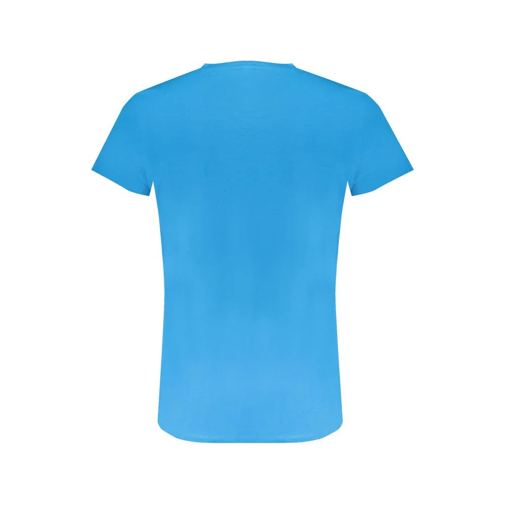 Trussardi Light Blue Cotton Men T-Shirt - T-Shirts