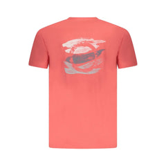 Trussardi Pink Cotton Men T-Shirt - T-Shirts