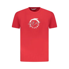 Trussardi Red Cotton Men T-Shirt - T-Shirts