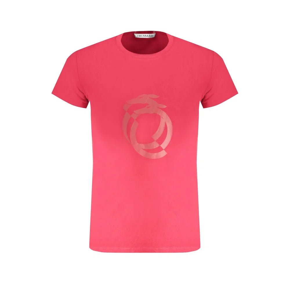 Trussardi Red Cotton T-Shirt - T-Shirts