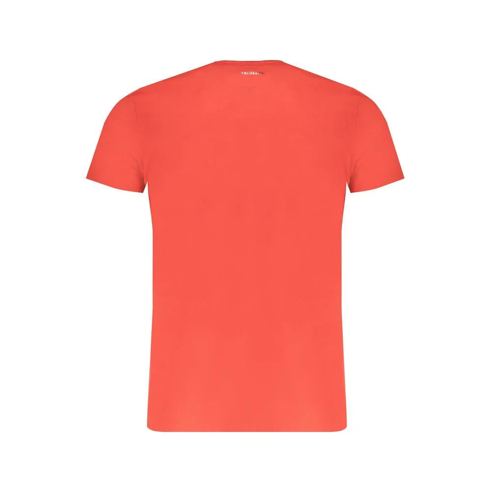 Trussardi Red Cotton T-Shirt - T-Shirts