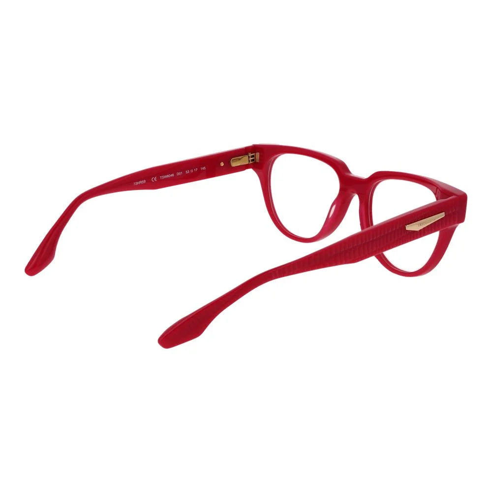Trussardi Red Women Glasses Frame - Eyeglasses
