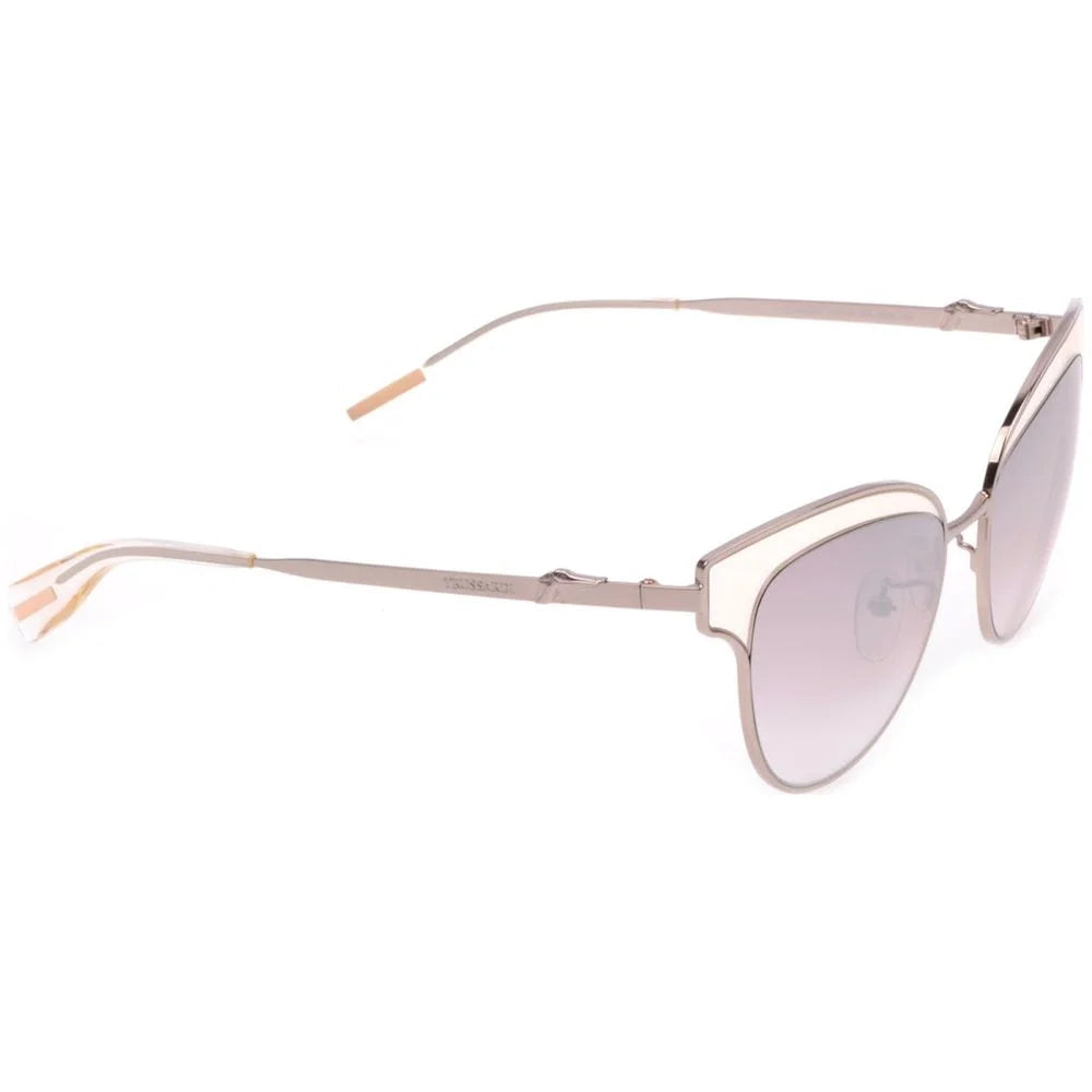 Trussardi Silver Metal Sunglasses - Sunglasses