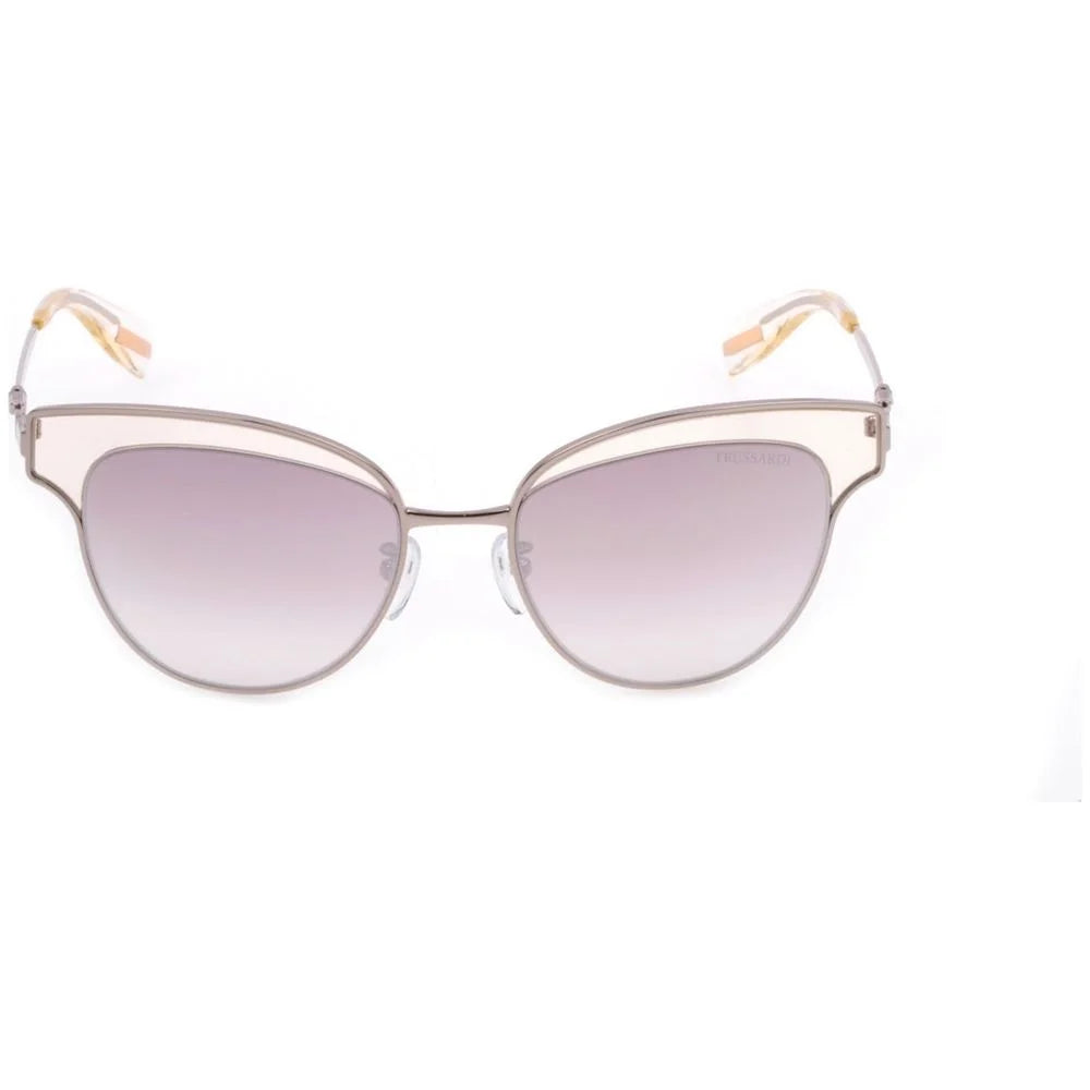 Trussardi Silver Metal Sunglasses - Sunglasses