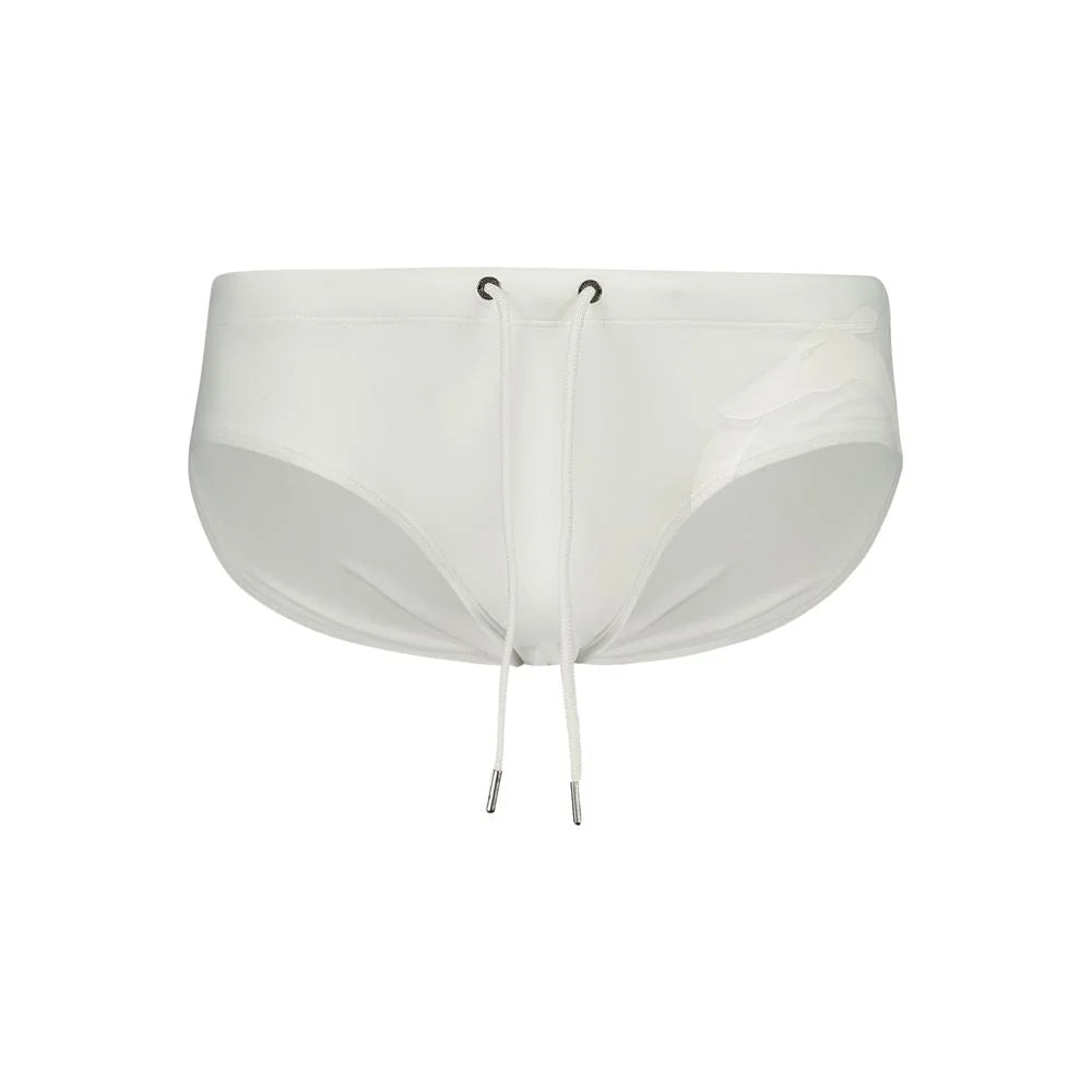 Trussardi White Elastane Swimwear - Swim Briefs