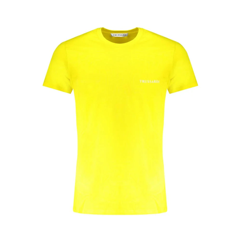 Trussardi Yellow Cotton T-Shirt - T-Shirts
