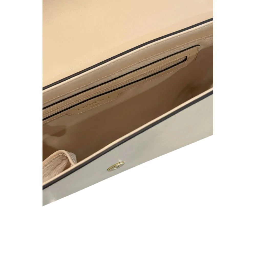 Twinset Beige Polyethylene Shoulder Bag