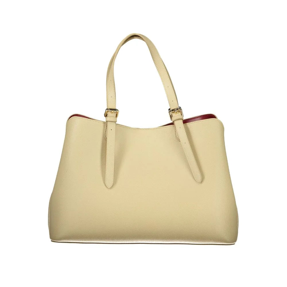 Twinset Beige Polyurethane Women Handbag - Shoulder Bags