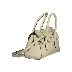 Twinset Beige Polyurethane Women Tote - Shoulder Bags