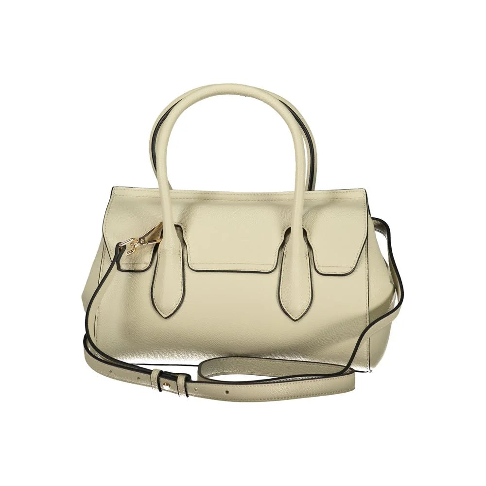 Twinset Beige Polyurethane Women Tote - Shoulder Bags