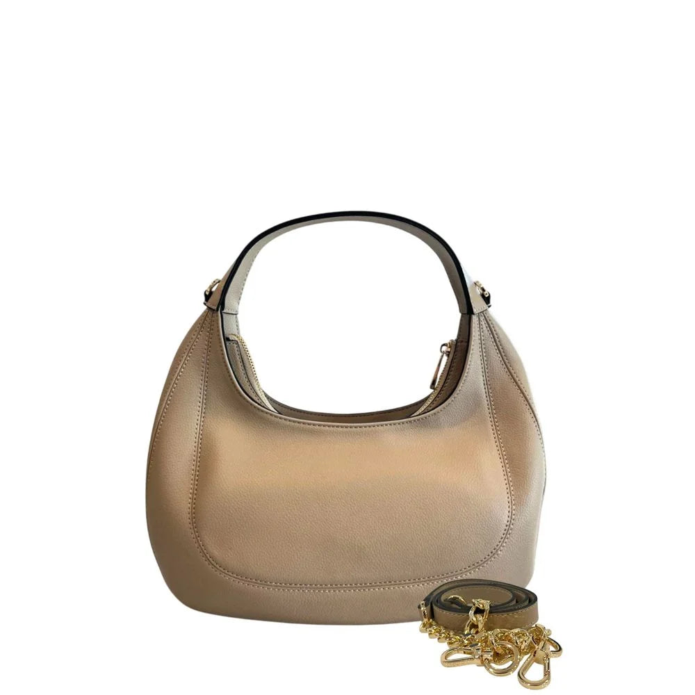 Twinset Beige PU Women Shoulder Bag - Shoulder Bags