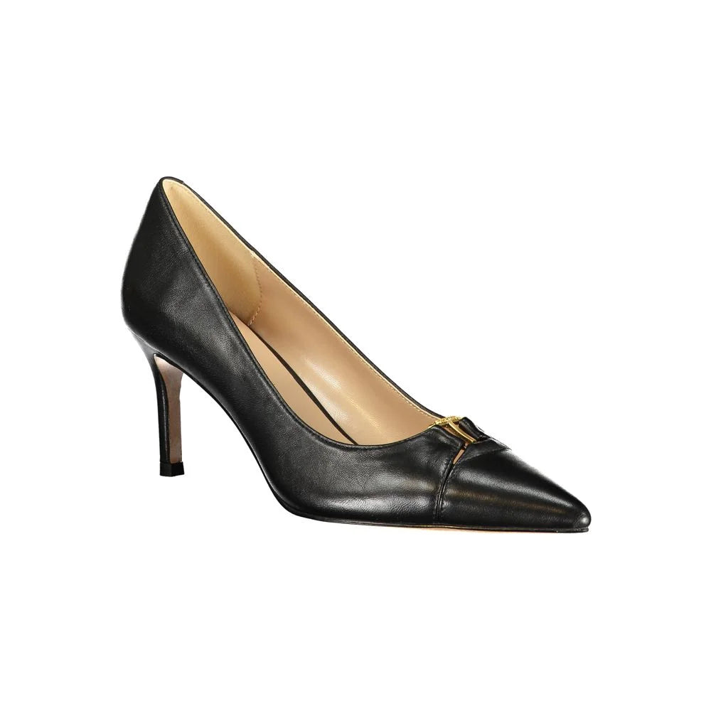 Twinset Pantof Clasici Femei Negru din Piele - Pantofi cu Toc