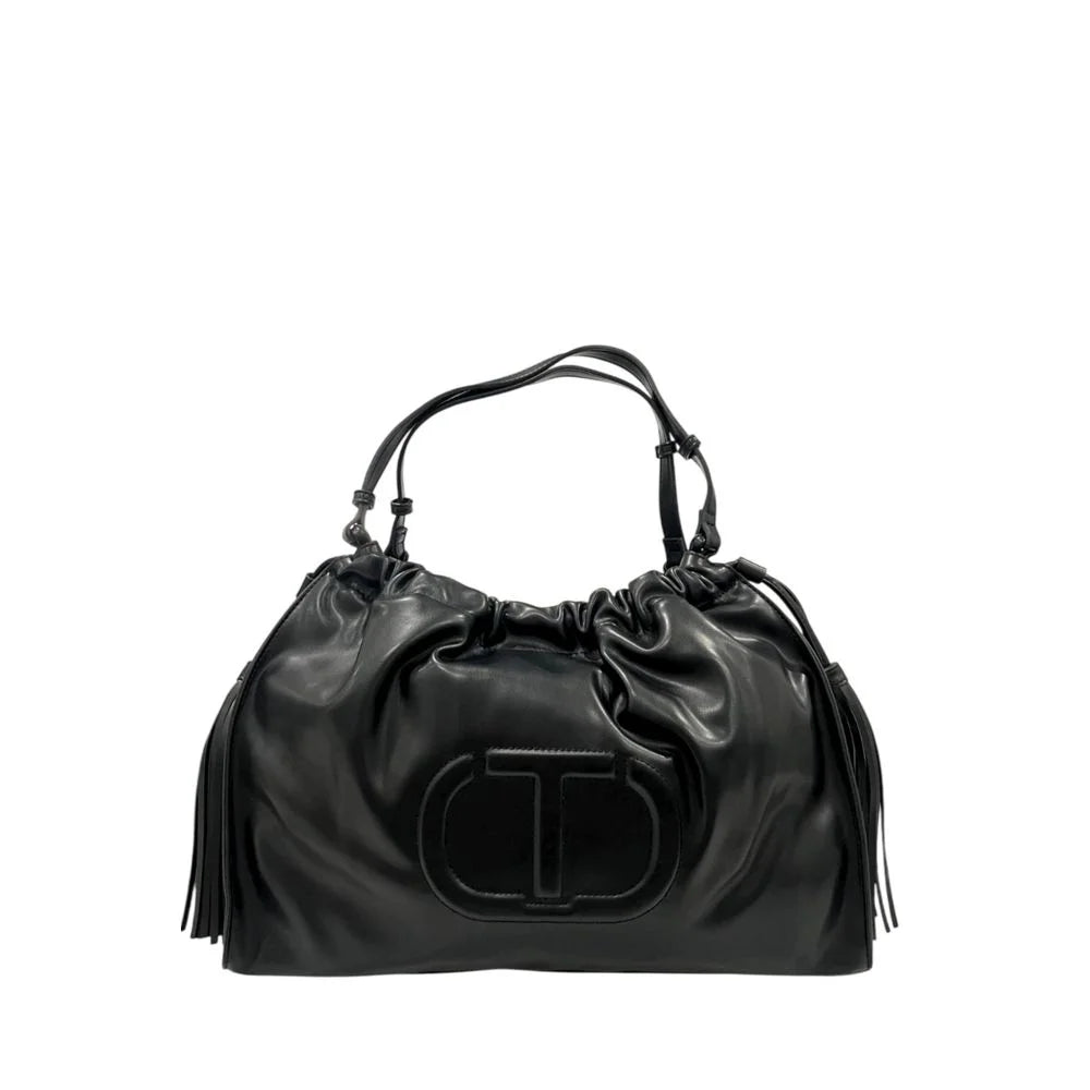 Twinset Black Polyethylene Clutch Bag
