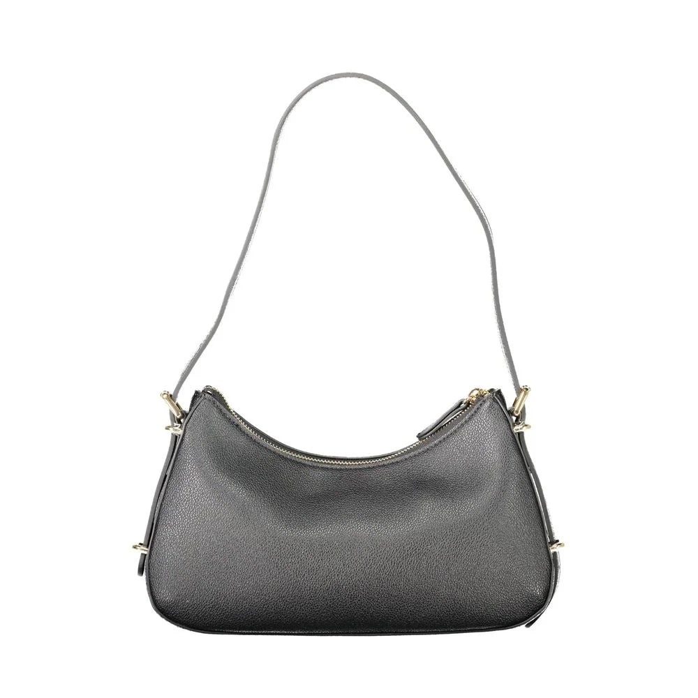Twinset Black Polyethylene Women Handbag - Half-Moon Bags