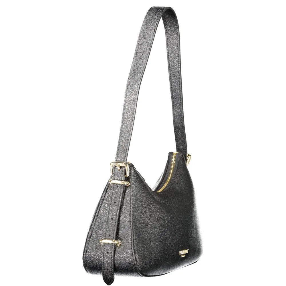 Twinset Black Polyethylene Women Handbag - Half-Moon Bags