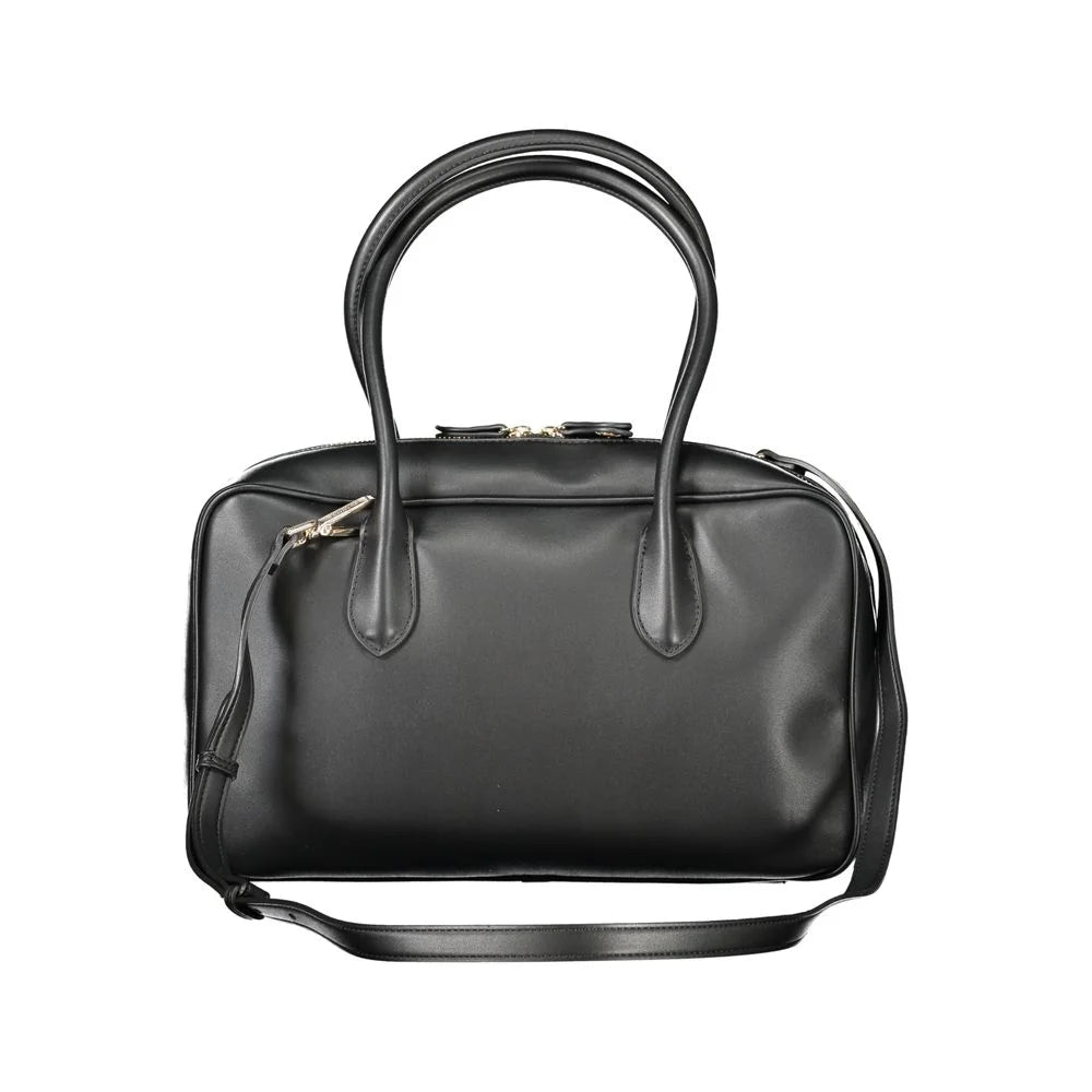 Twinset Black Polyethylene Women Handbag - Satchel Bags