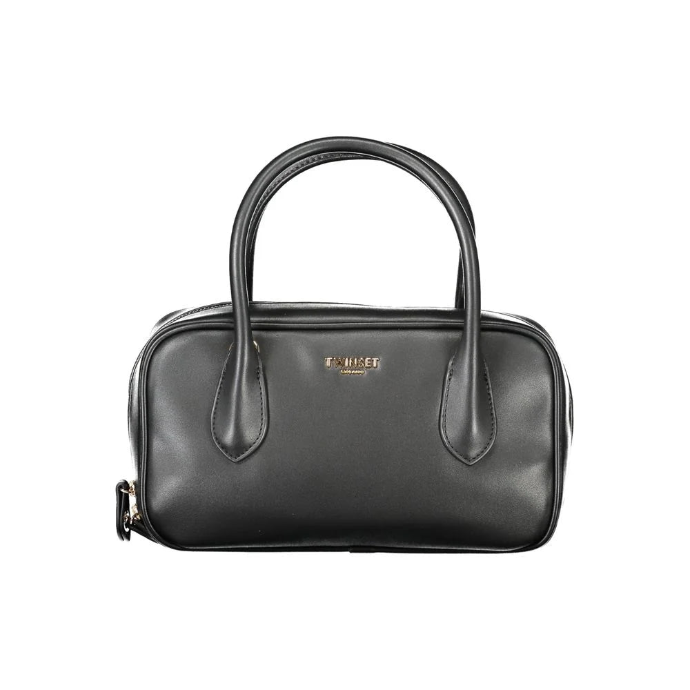 Twinset Black Polyethylene Women Handbag - Satchel Bags