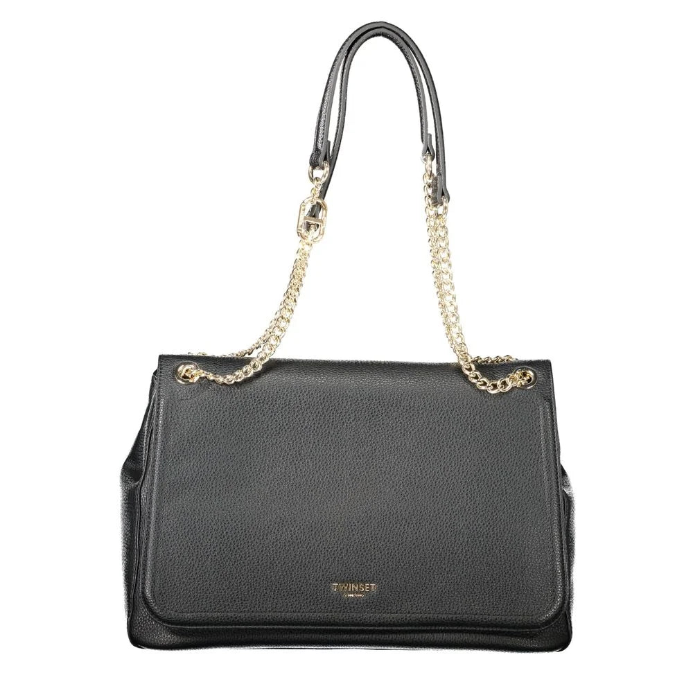 Twinset Black Polyethylene Women Handbag - Shoulder Bags