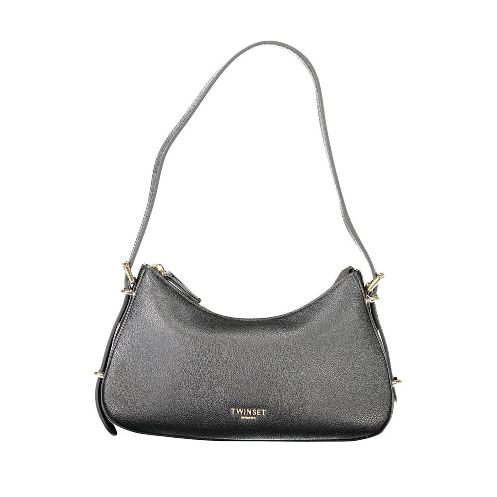 Twinset Black Polyethylene Women Handbag - Shoulder Bags