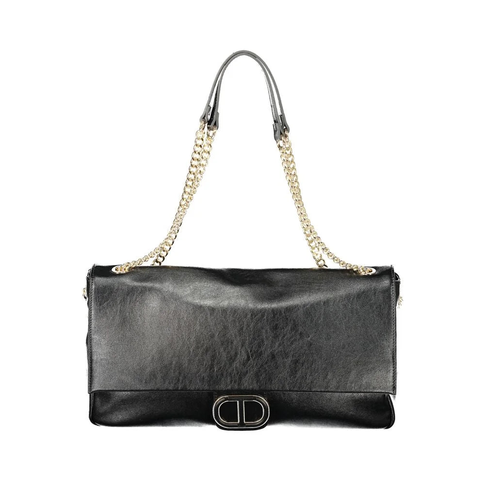 Twinset Black Polyethylene Women Handbag - Shoulder Bags