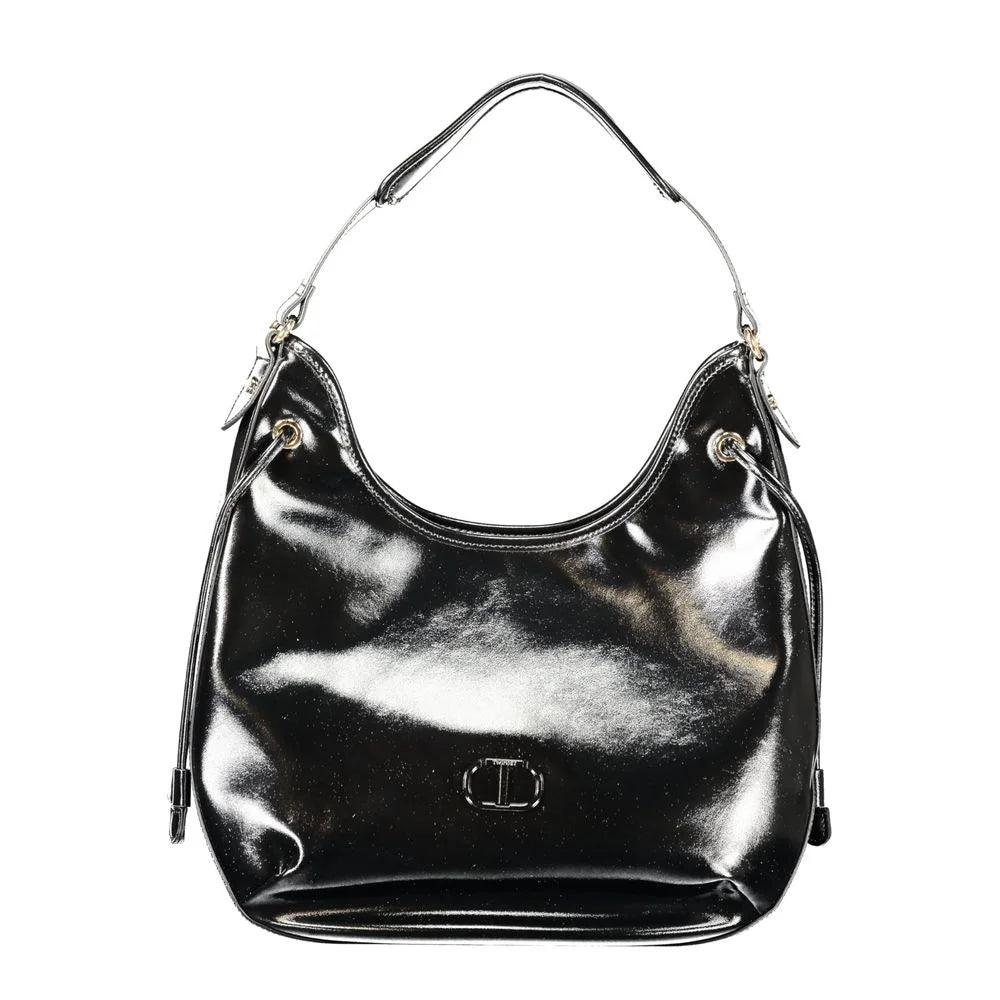 Twinset Black Polyethylene Women Hobo Bag - Hobo Bags