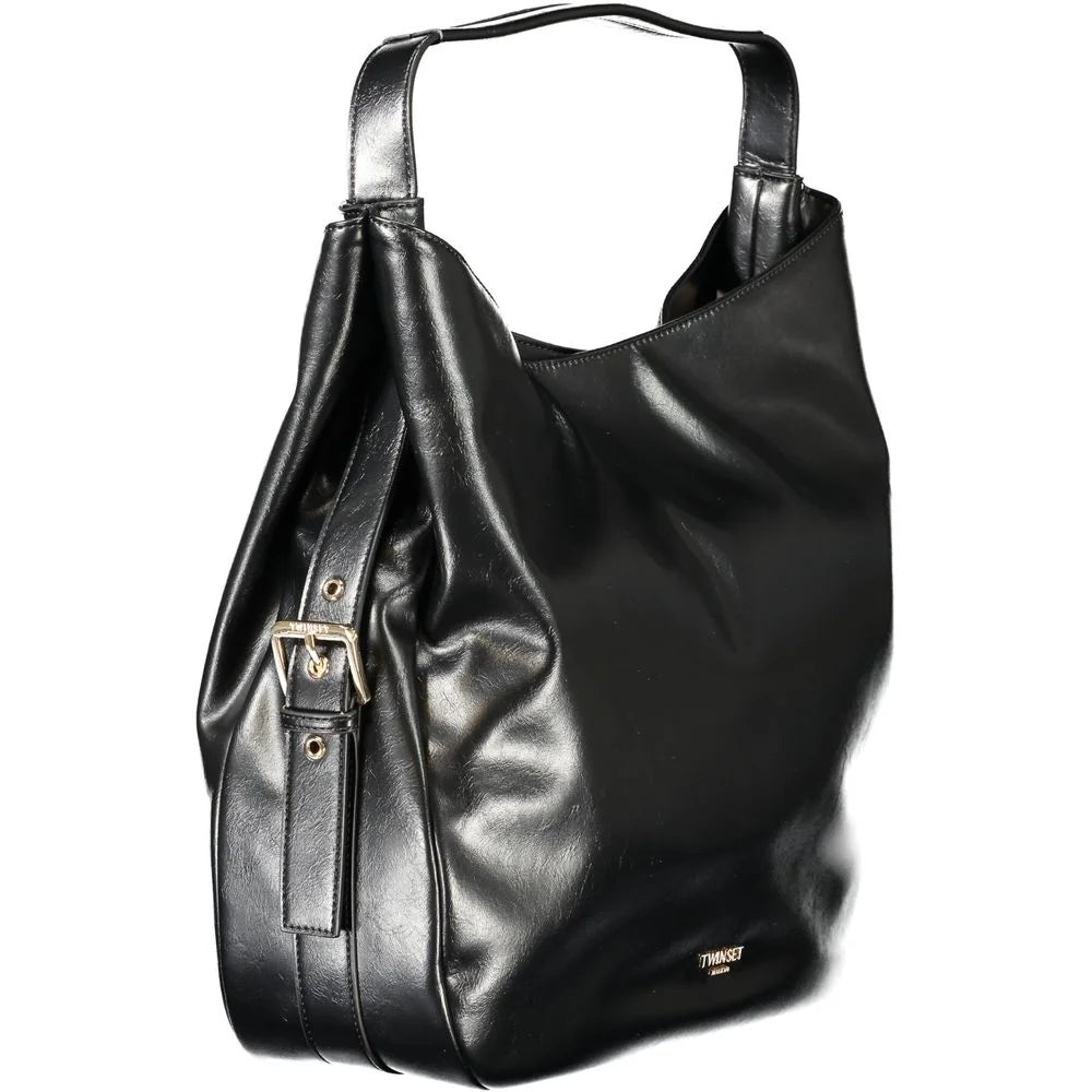 Twinset Black Polyethylene Women Hobo Bag - Hobo Bags