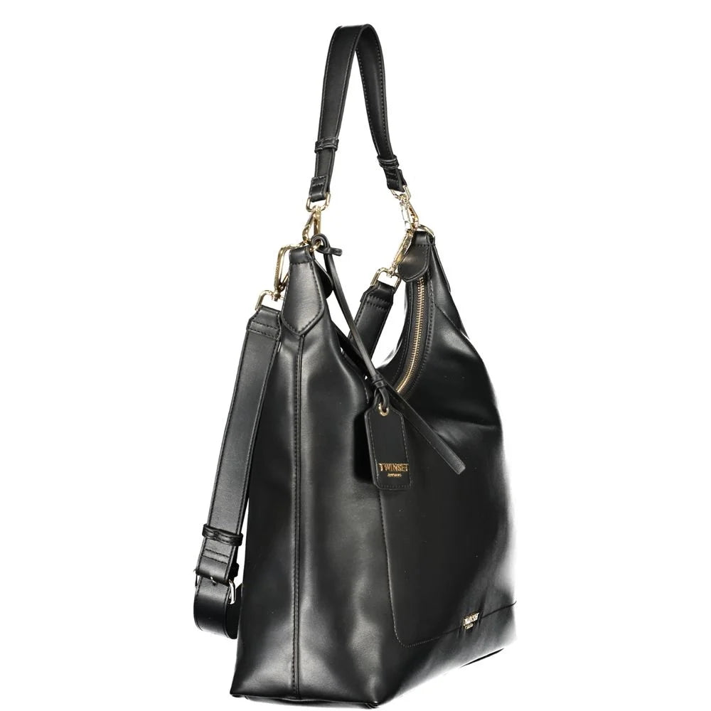 Twinset Black Polyurethane Women Handbag