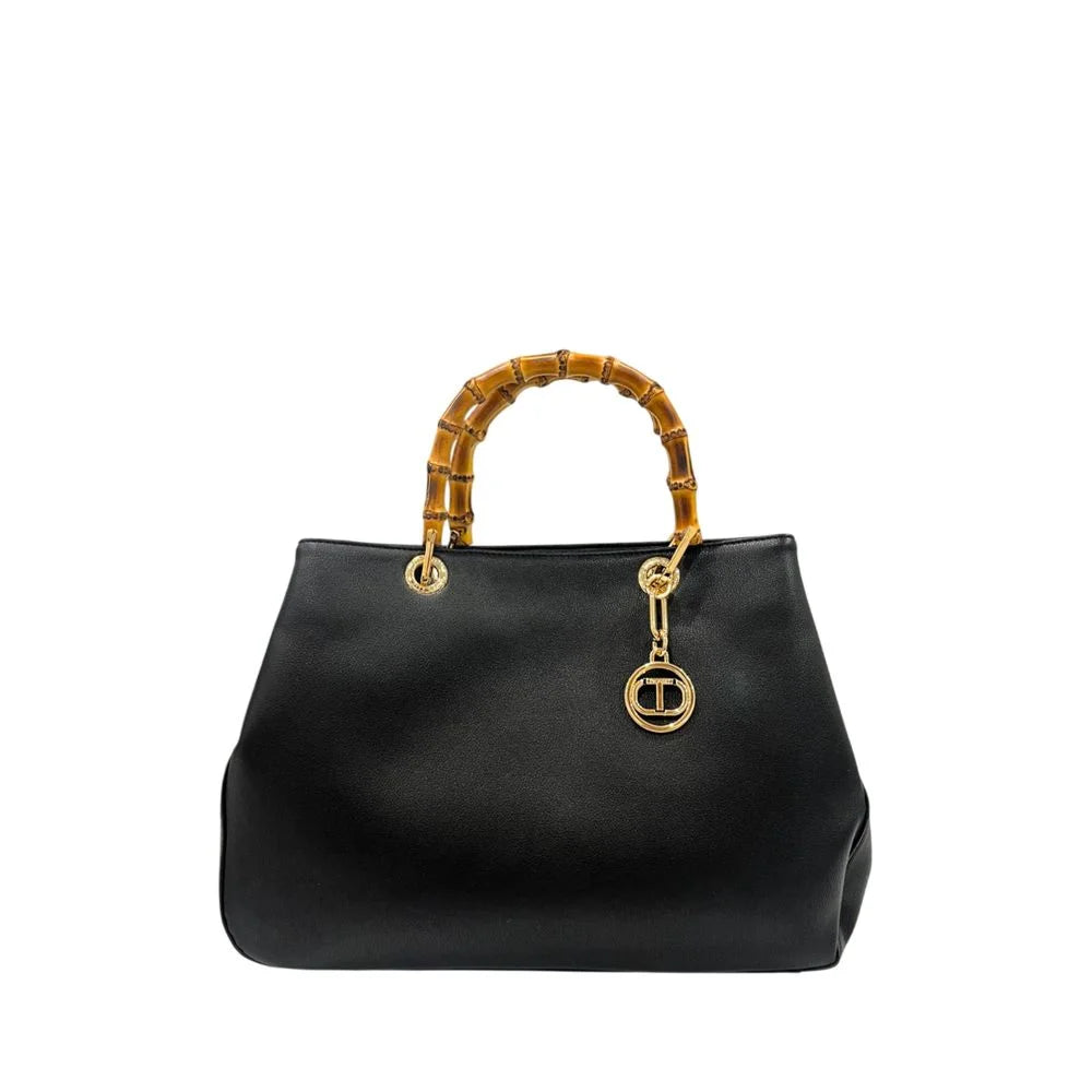 Twinset Black PU Women Handbag