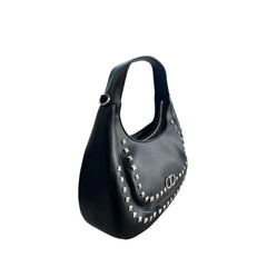 Twinset Black PU Women Shoulder Bag - Shoulder Bags