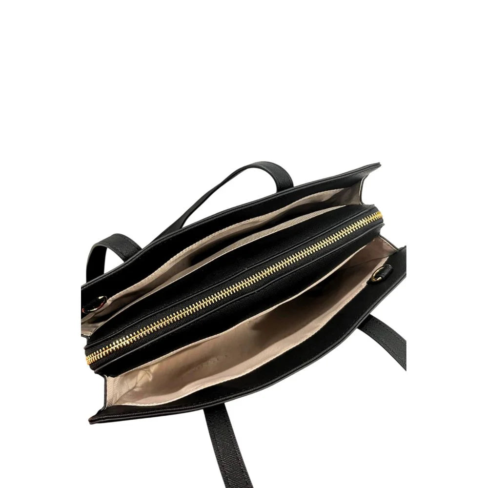 Twinset Black PU Women Shoulder Bag - Shoulder Bags