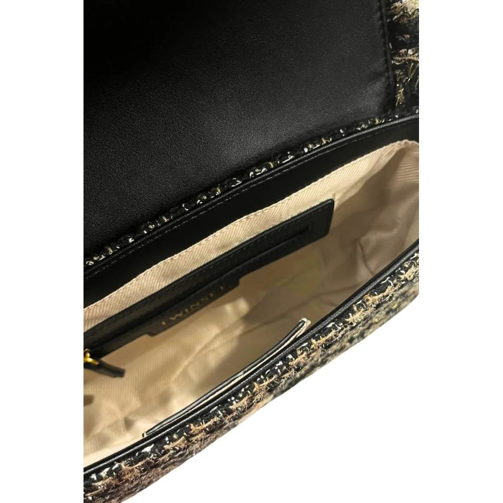 Twinset Black PU Women Shoulder Bag - Shoulder Bags