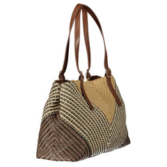 Bolso de poliéster marrón Twinset