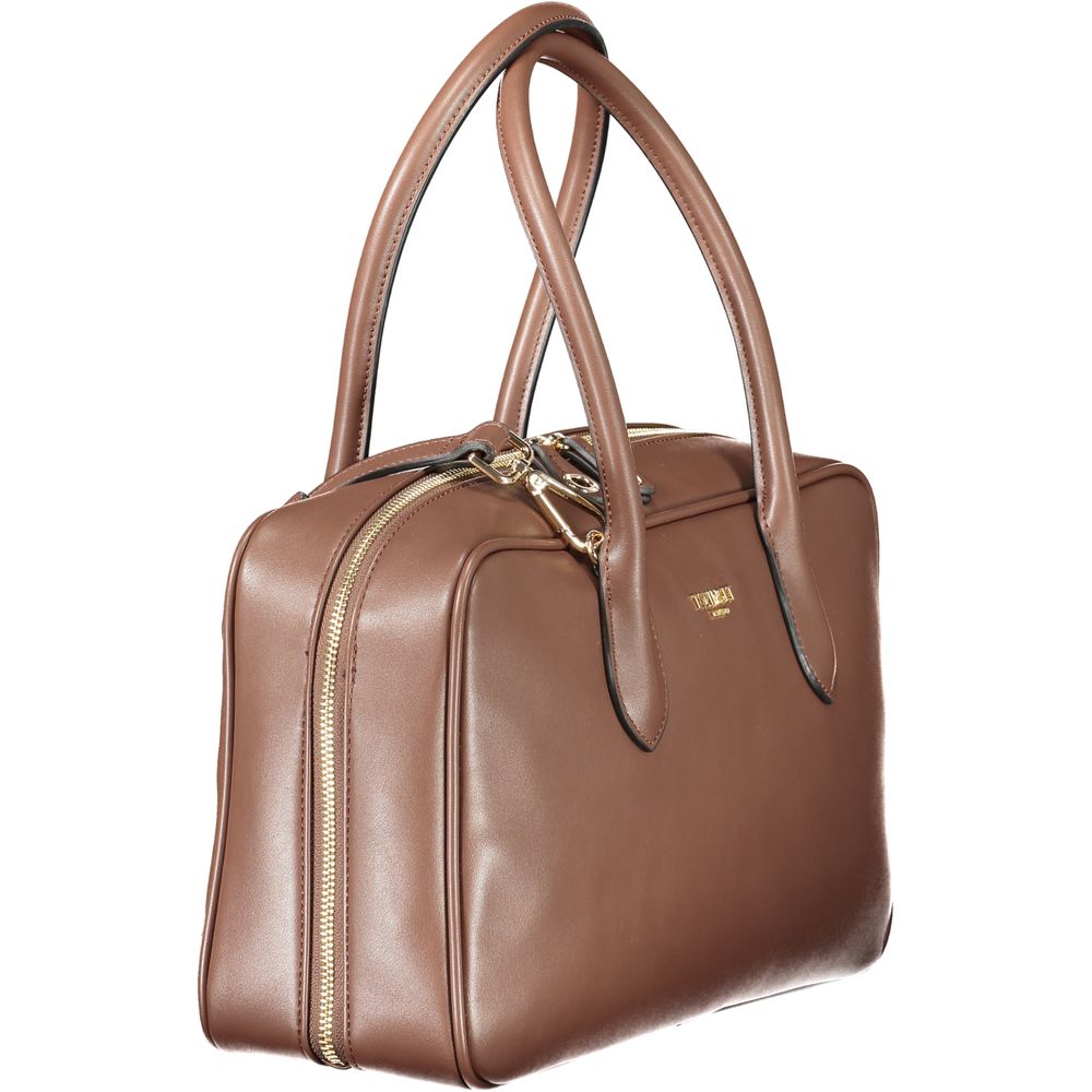 Twinset Brown Polyethylene Women Handbag - Satchel Bags