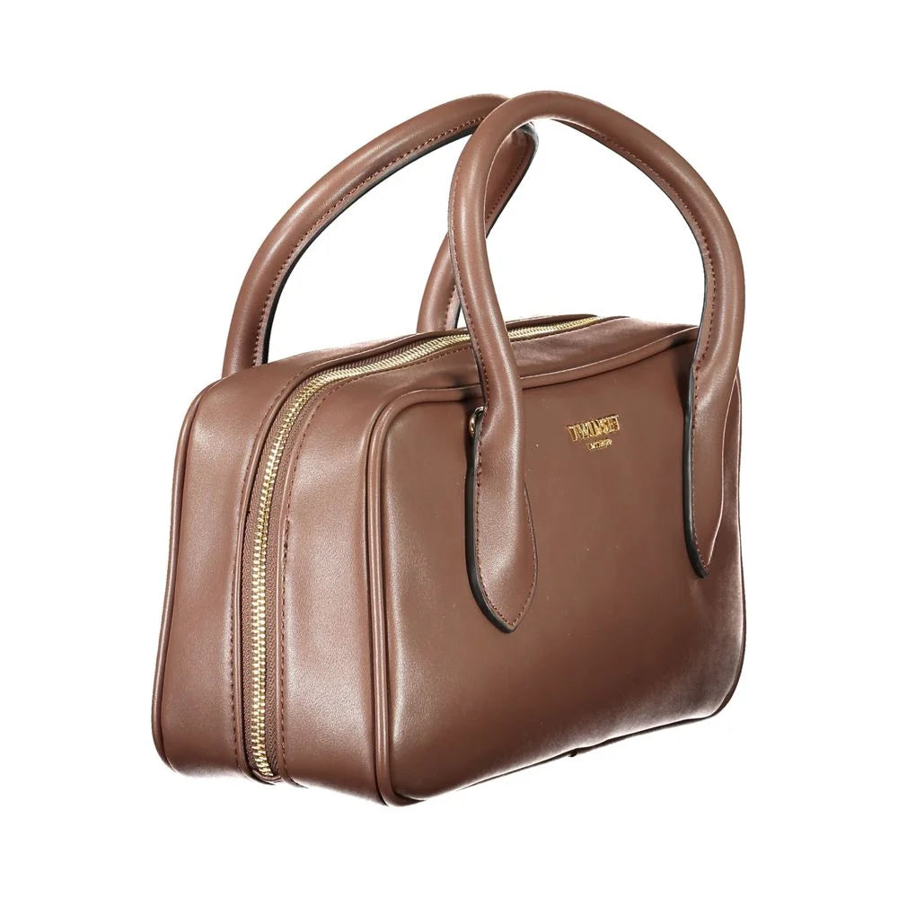 Twinset Brown Polyethylene Women Handbag - Satchel Bags