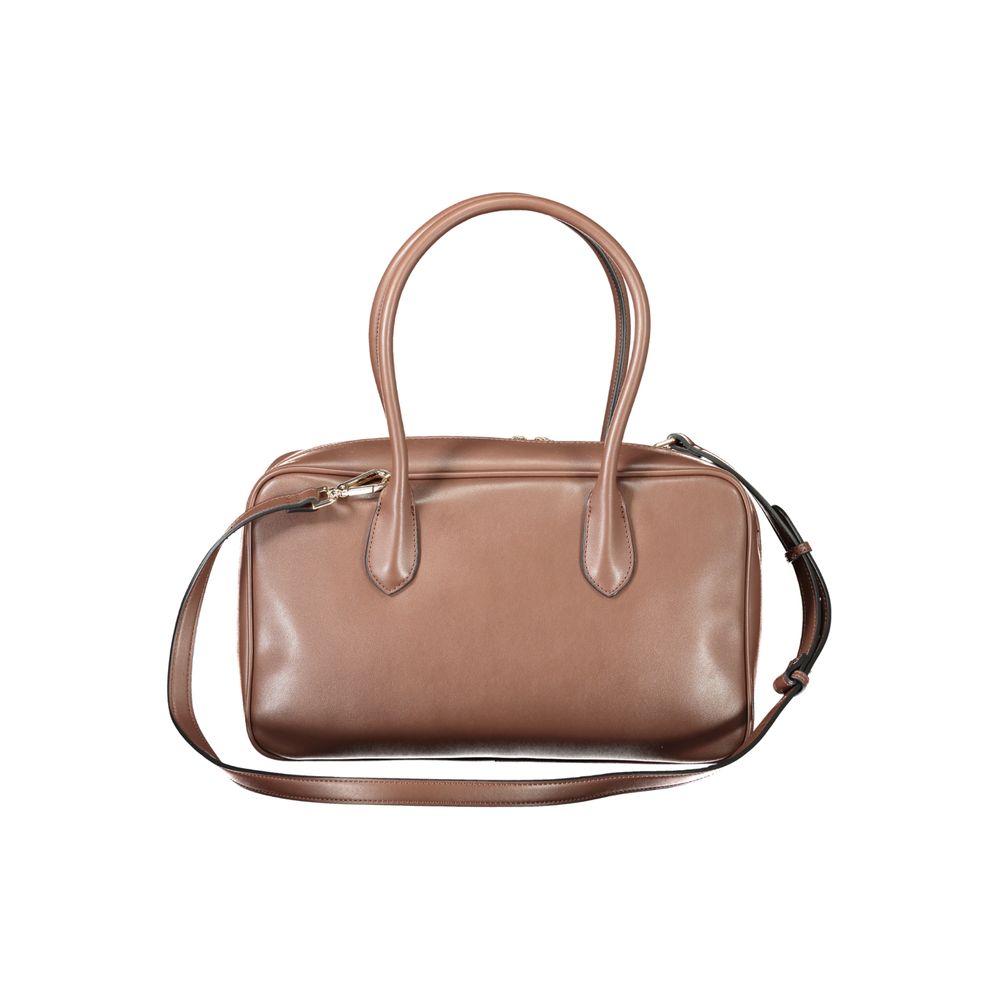 Twinset Brown Polyethylene Women Handbag - Satchel Bags