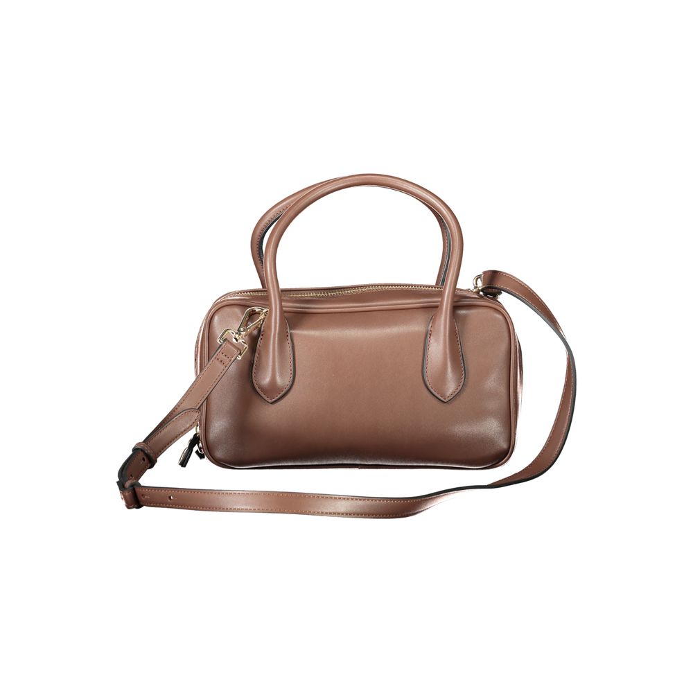 Twinset Brown Polyethylene Women Handbag - Satchel Bags