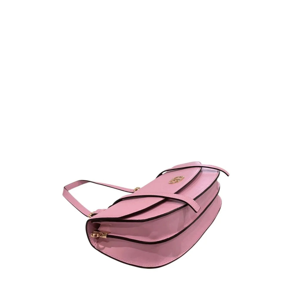 Twinset Pink PU Women Shoulder Bag - Shoulder Bags