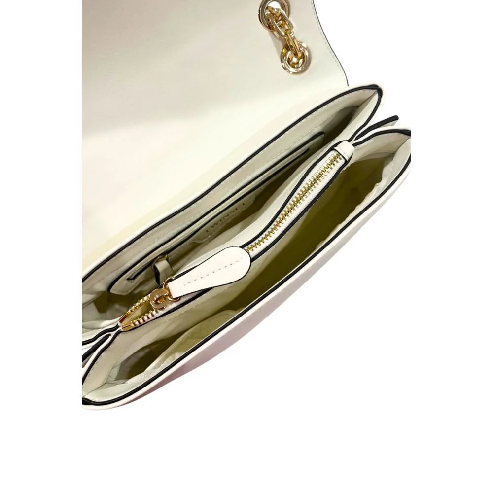 Twinset White PU Women Crossbody - Cross Body Bags