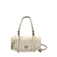 Twinset White PU Women Shoulder Bag - Shoulder Bags