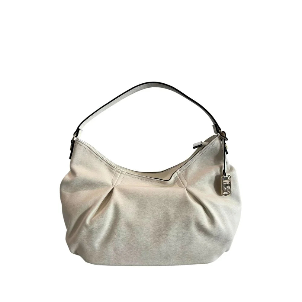 Twinset White PU Women Shoulder Bag - Shoulder Bags