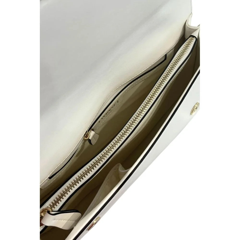 Twinset White PU Women Shoulder Bag - Shoulder Bags
