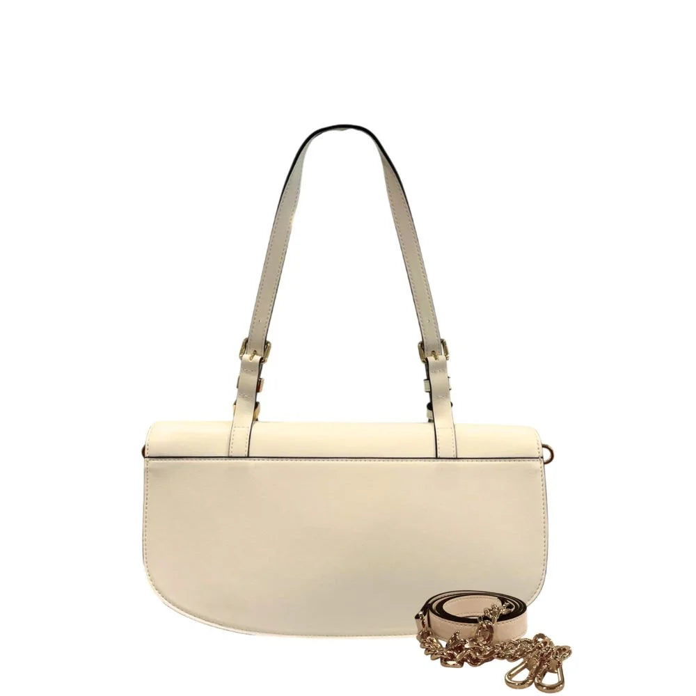 Twinset White PU Women Shoulder Bag - Shoulder Bags