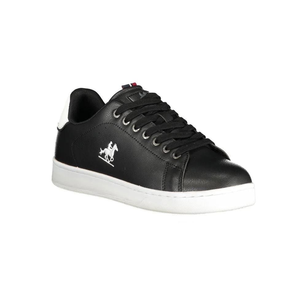 U.S. Grand Polo Black Polyester Sneaker