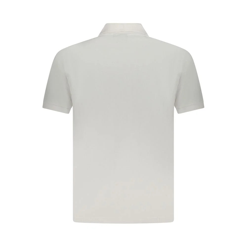 U.S. Grand Polo White Cotton Polo Shirt
