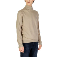 U.S. POLO ASSN. Beige Cotton Turtleneck - Sweaters