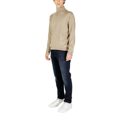 U.S. POLO ASSN. Beige Cotton Turtleneck - Sweaters