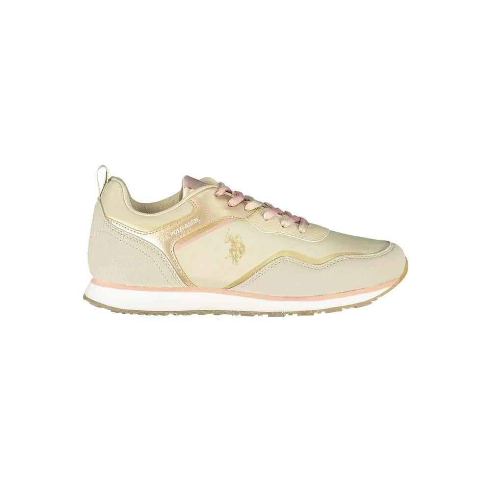 U.S. POLO ASSN. Beige Polyester Sneaker - EU35/US5 - Sneakers