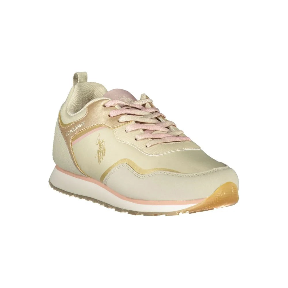 U.S. POLO ASSN. Beige Polyester Sneaker - EU35/US5 - Sneakers