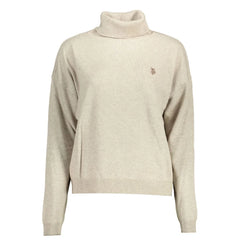 U.S. POLO ASSN. Beige Wool Women Sweater - XL - Sweaters