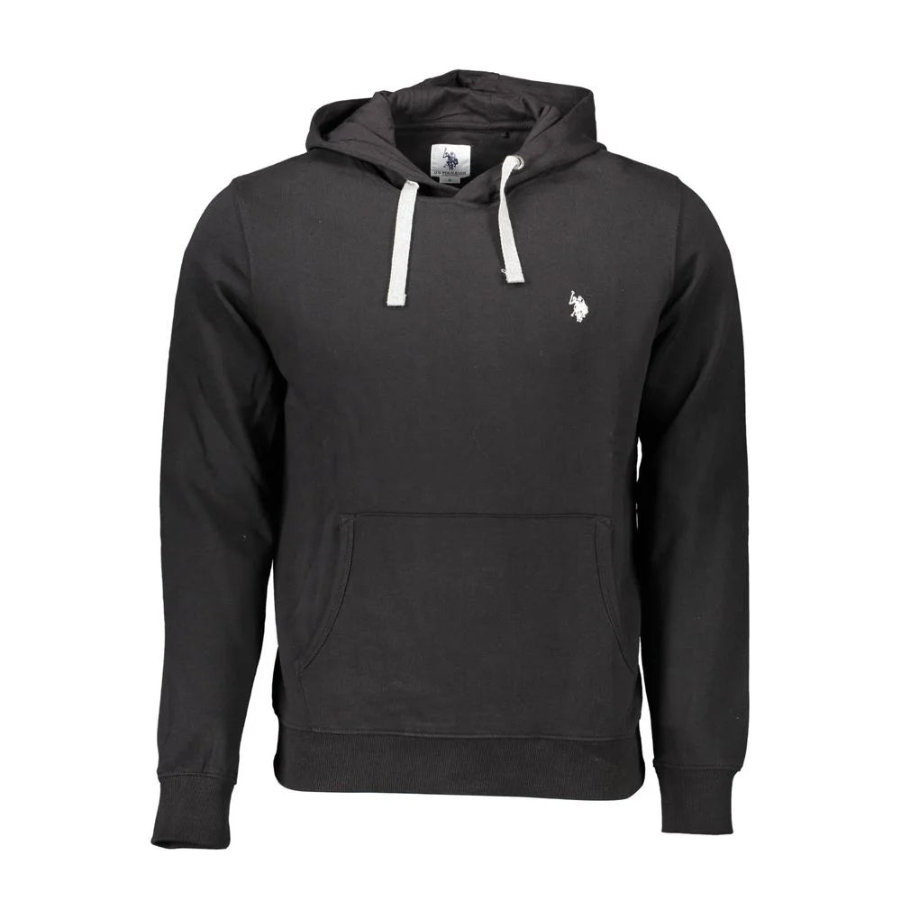 U.S. POLO ASSN. Black Cotton Men Sweater - 3XL - Hoodies